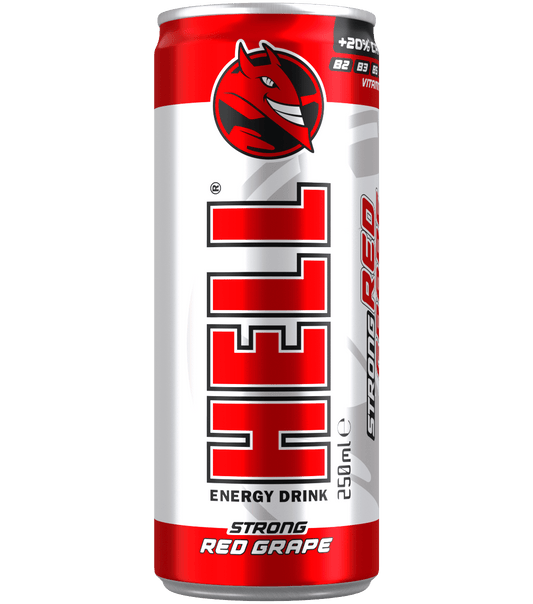 HELL STRONG RED GRAPE Energy Drink 250ml