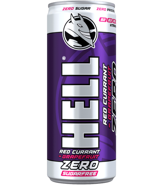 HELL ZERO RED CURRANT – GRAPEFRUIT Energy Drink 250ml