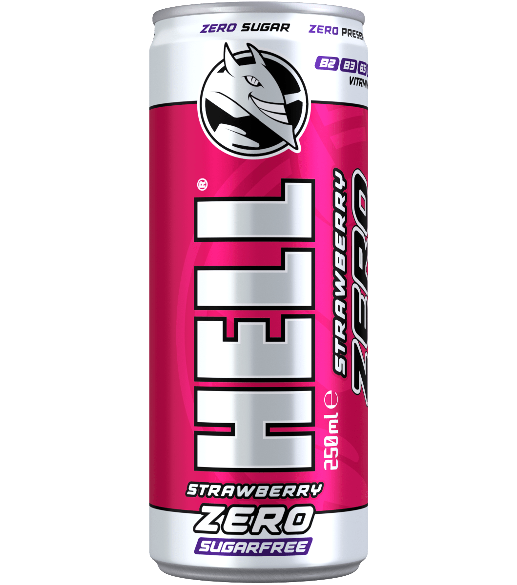 HELL ZERO STRAWBERRY Energy Drink 250ml