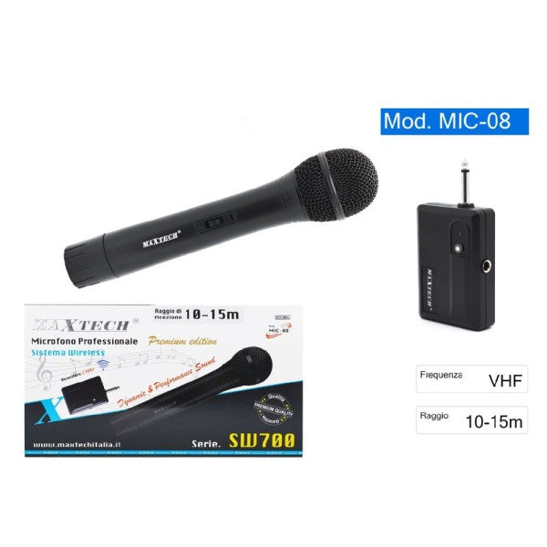 MAXTECH Professional Wireless Microphone SW700