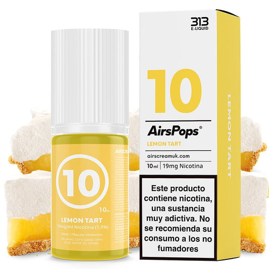 AirsPops No10 Lemon Tart Nic Salt 10ml