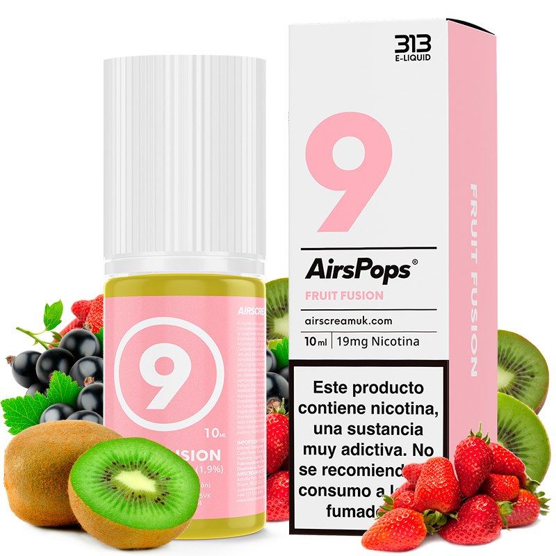 AirsPops No9 Fruit Fusion Nic Salt 10ml
