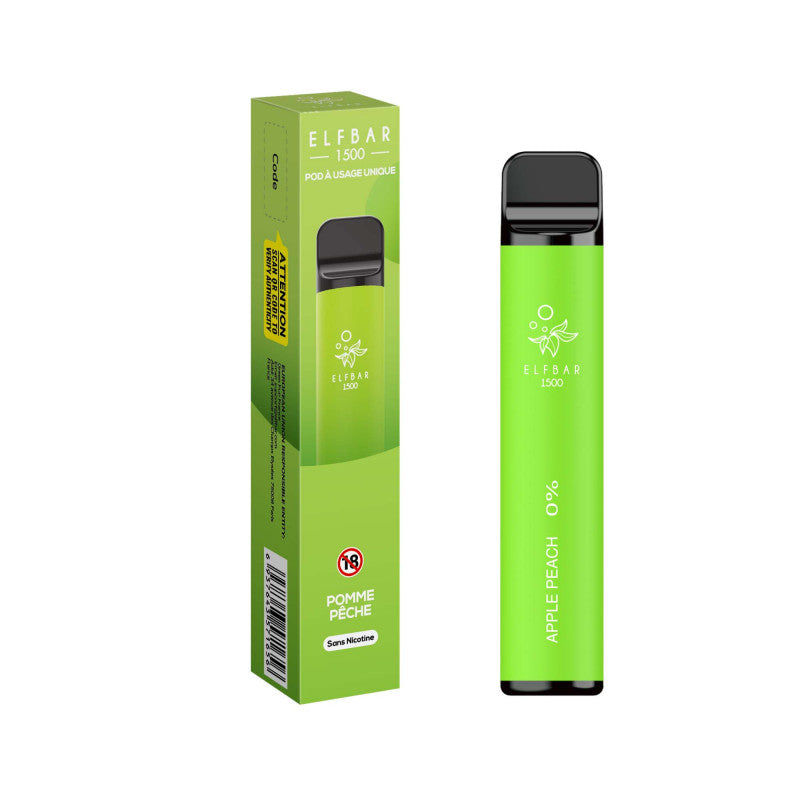 Elf Bar 1500 Puffs Disposable Vape 0mg