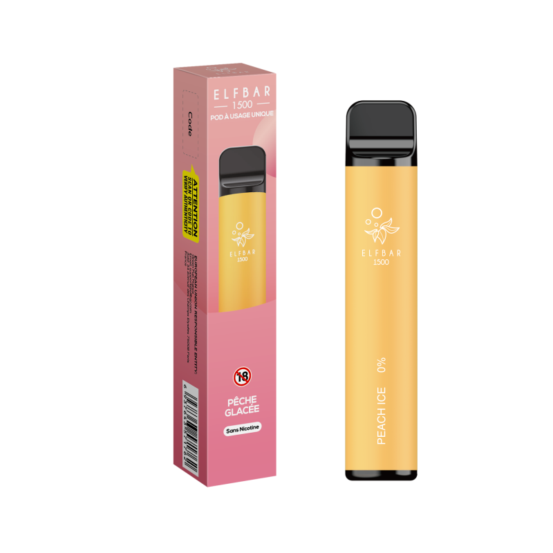 Elf Bar 1500 Puffs Disposable Vape 0mg