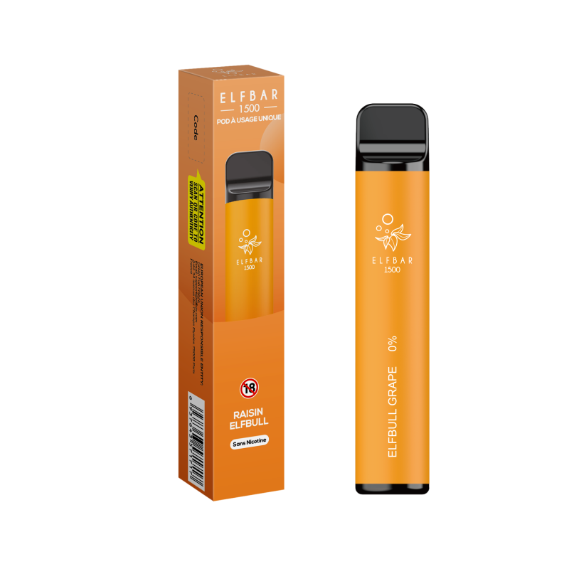 Elf Bar 1500 Puffs Disposable Vape 0mg