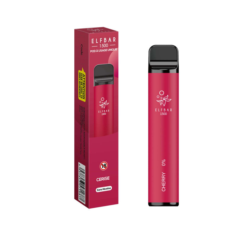 Elf Bar 1500 Puffs Disposable Vape 0mg