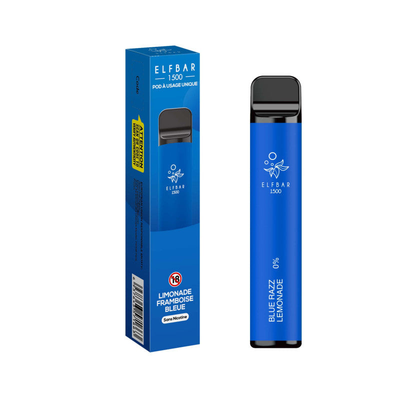 Elf Bar 1500 Puffs Disposable Vape 0mg