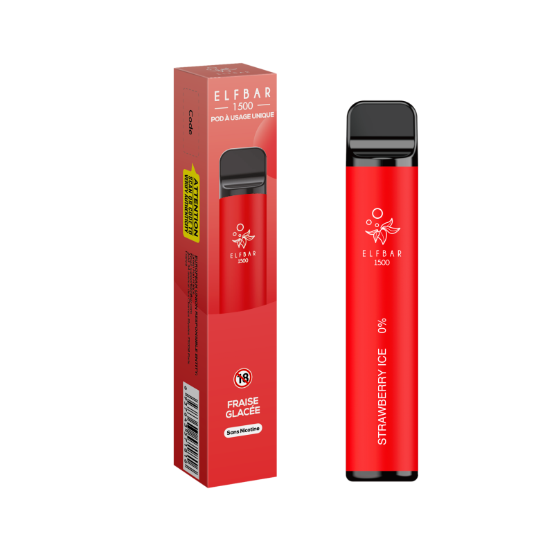 Elf Bar 1500 Puffs Disposable Vape 0mg