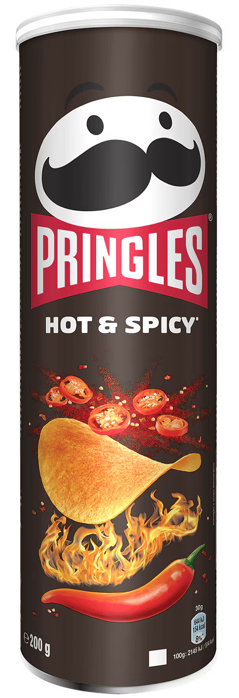 Pringles Hot & Spicy Crisps 165g