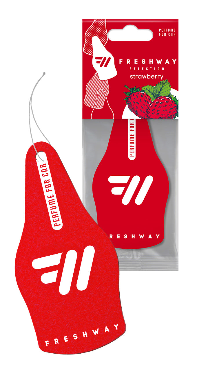 Freshway Selection Dry - Strawberry Car Air Freshener