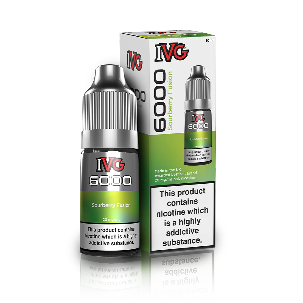 IVG 6000 Sourberry Fusion Nic Salt 10ml