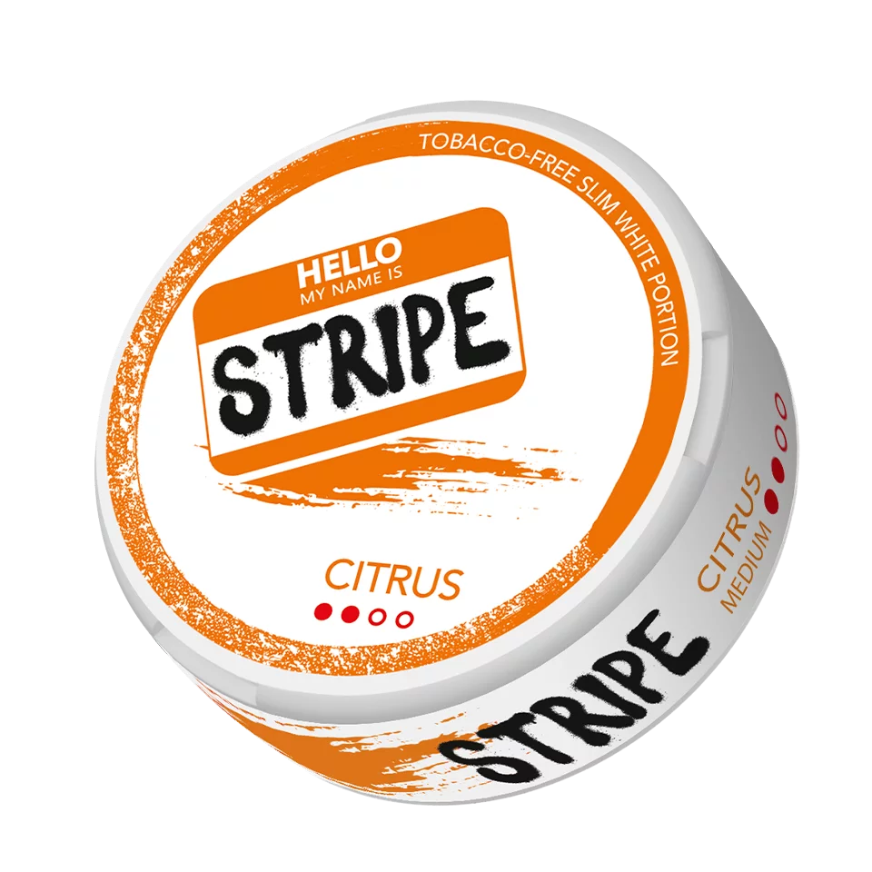 STRIPE Nicotine Pouches Citrus Medium