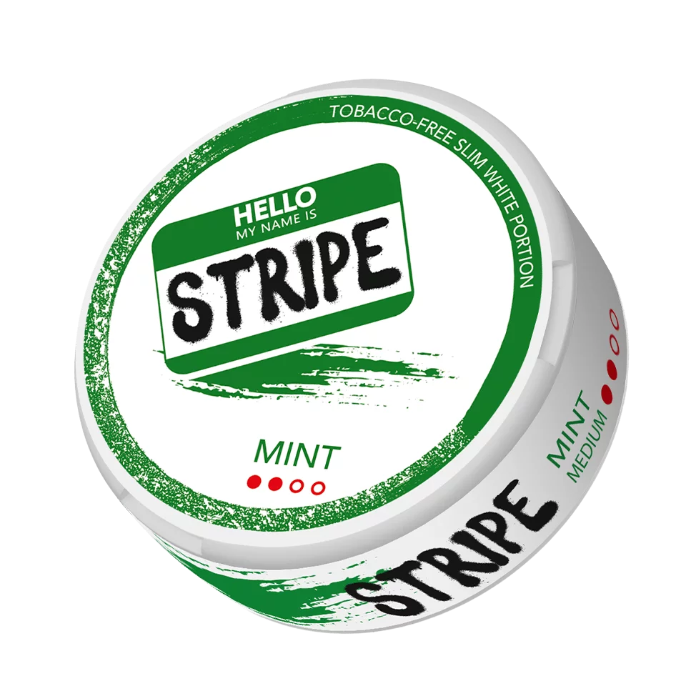 STRIPE Nicotine Pouches Mint Medium