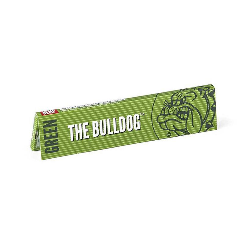 The Bulldog Green Rolling Papers x33