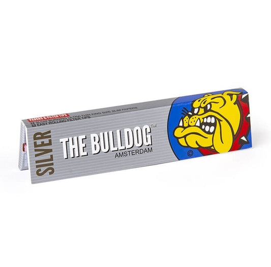 The Bulldog Amsterdam King Size Slim Papers Silver with Tips with Filter Tips x32
