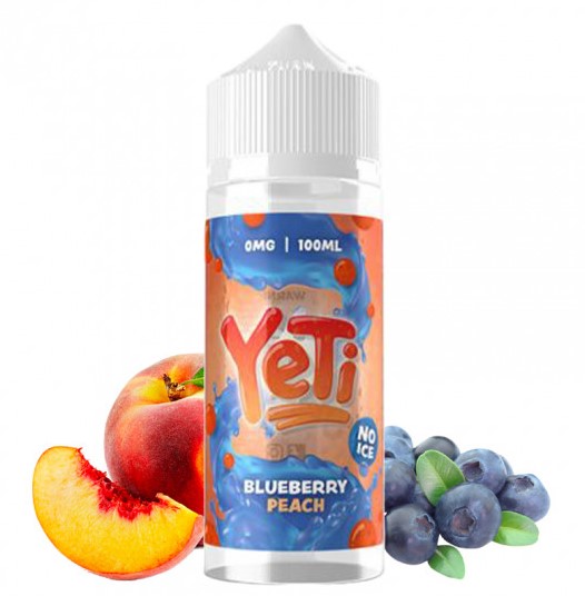 Yeti Defrosted Blueberry Peach 100ml