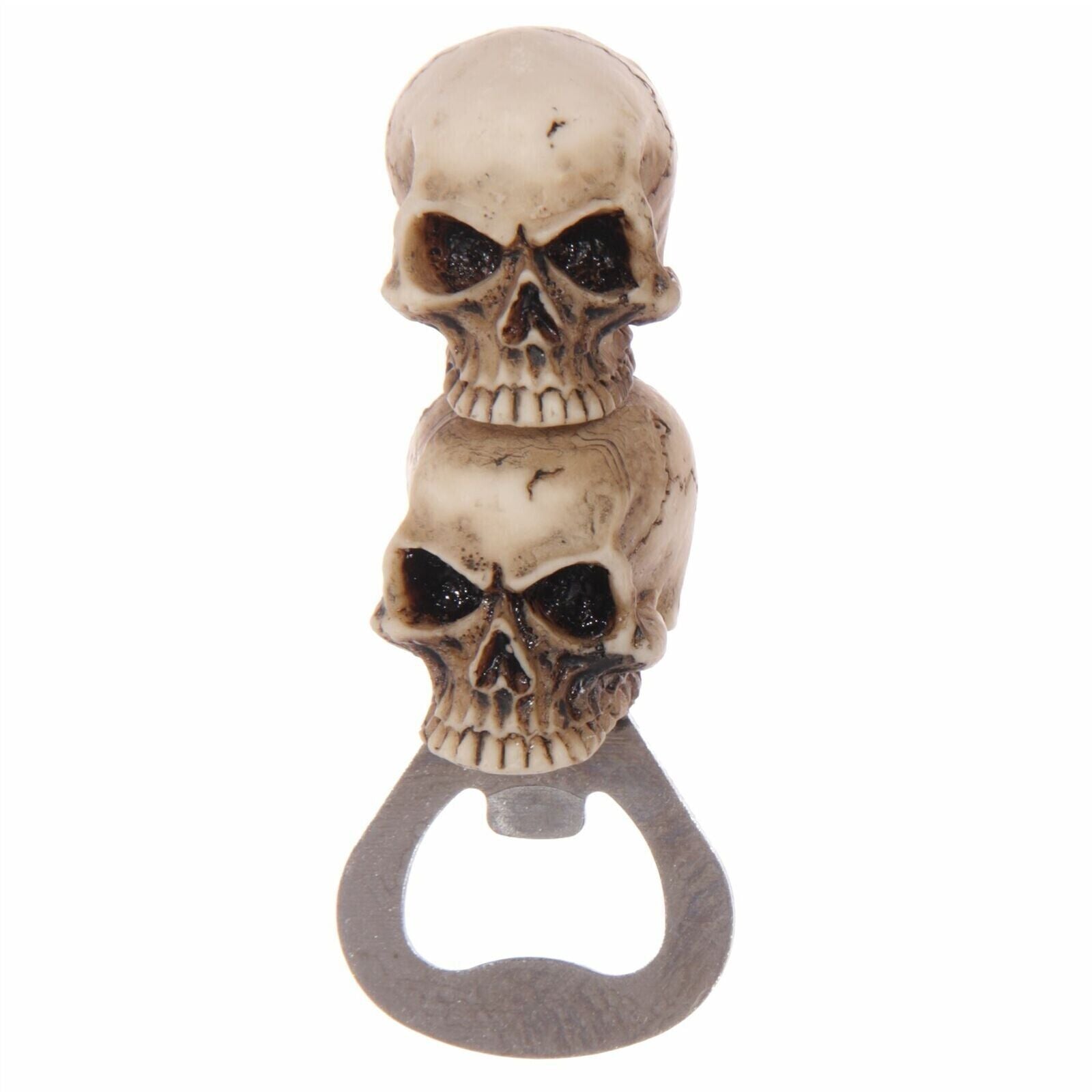 Hand Made Double Skull Bottle Opener